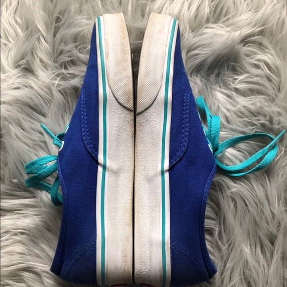 Royal Blue Vans size 7 - Picture 3 of 6